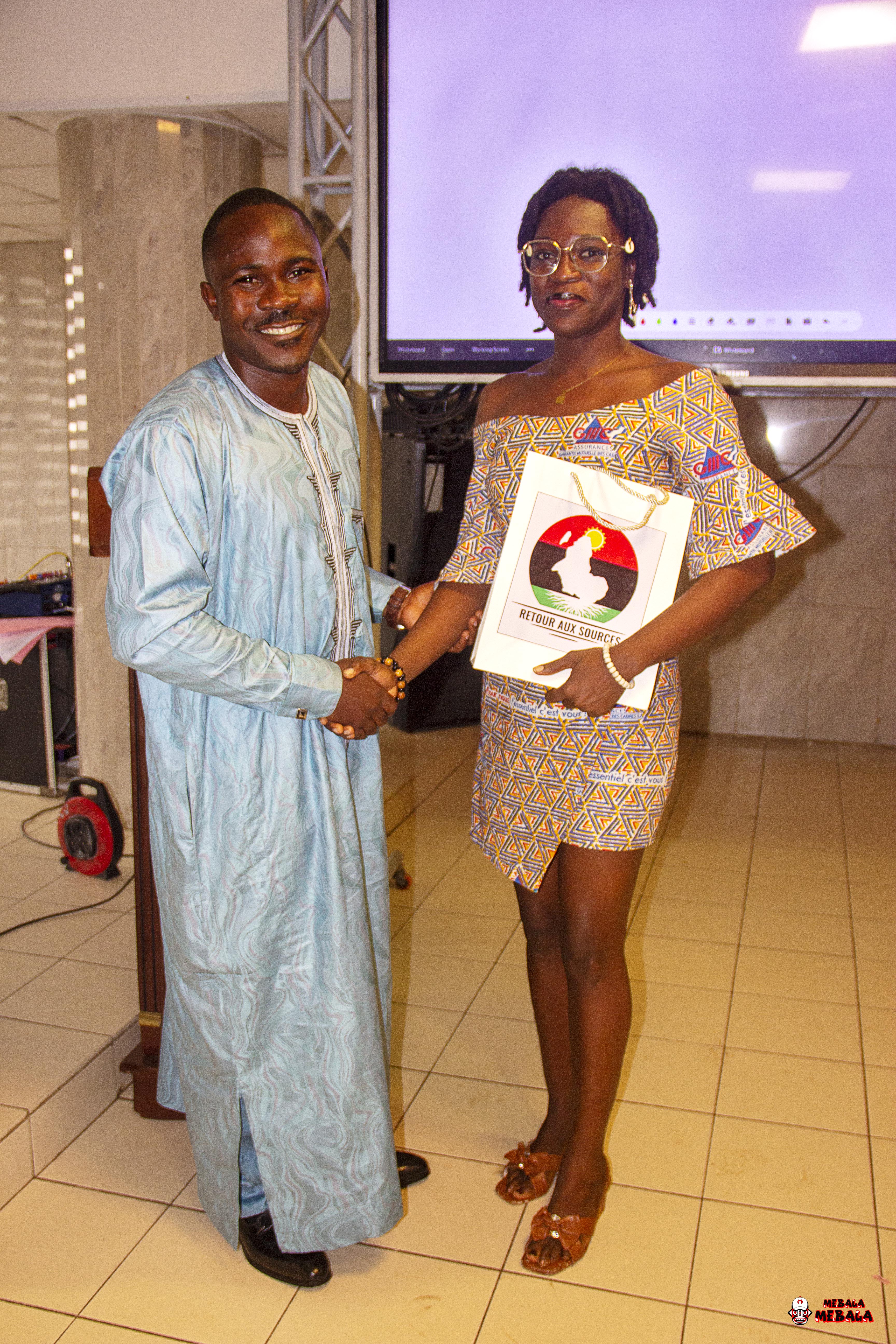 Remise de prix à l'une de nos plus grandes fans